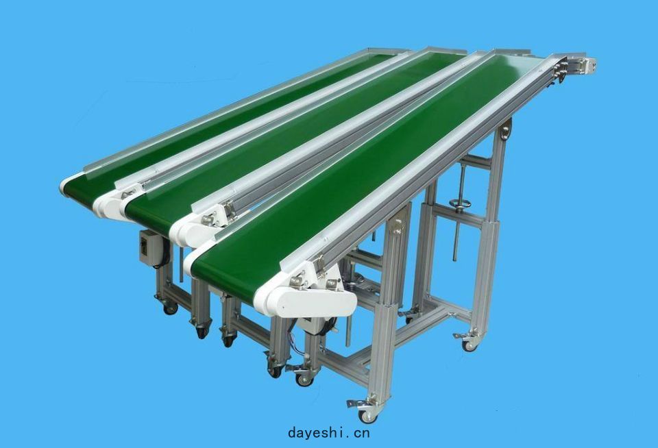 爬坡皮帶輸(shū)送機(jī)
